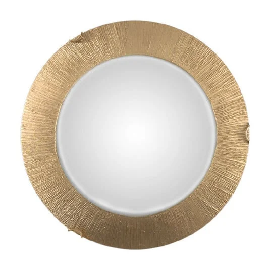 Kolarz Aplique de pared Moon Sun, dorado, Ø 40 cm