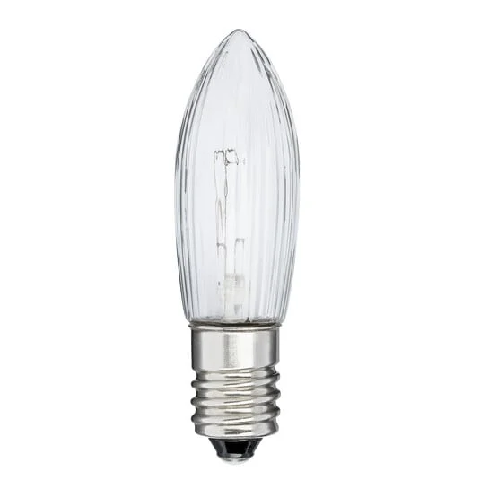 E10 3W 34V 3 bombillas de repuesto forma de vela