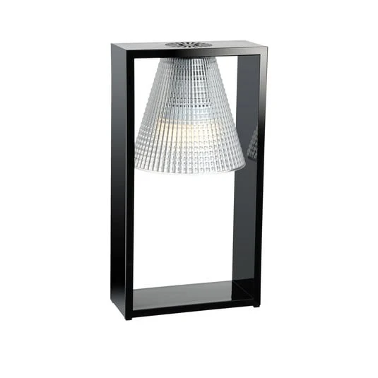Light-Air Lámpara de Sobremesa Cristal/Negro - Kartell