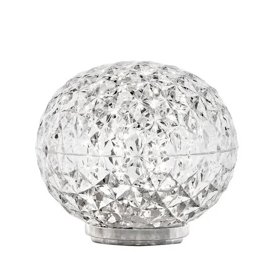 Mini Planet Battery Lámpara de Sobremesa Crystal - Kartell