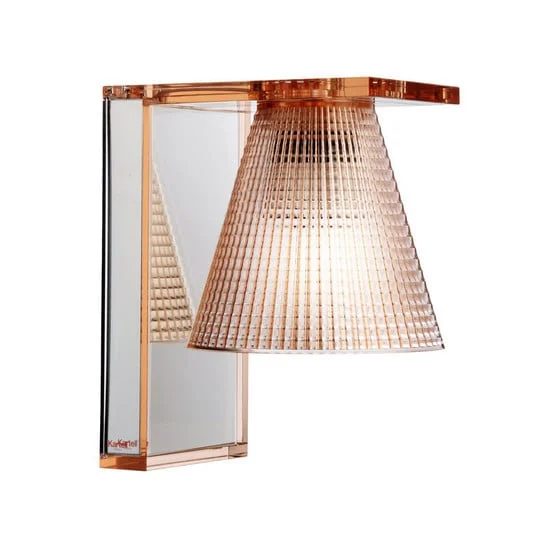 Light Air Aplique de Pared Ámbar Esculpido - Kartell