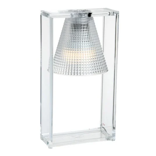 Light Air Lámpara de Sobremesa Cristal Esculpido - Kartell