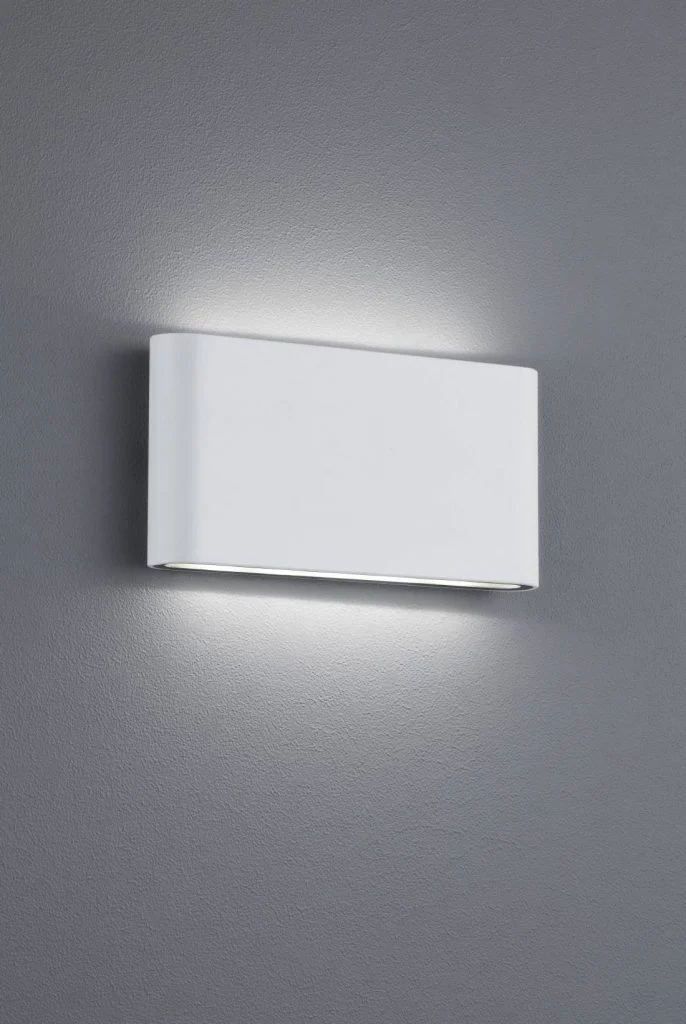 Aplique de exterior Trio Thames II LED 2 luces blanco mate 3000K arriba y abajo IP54 2