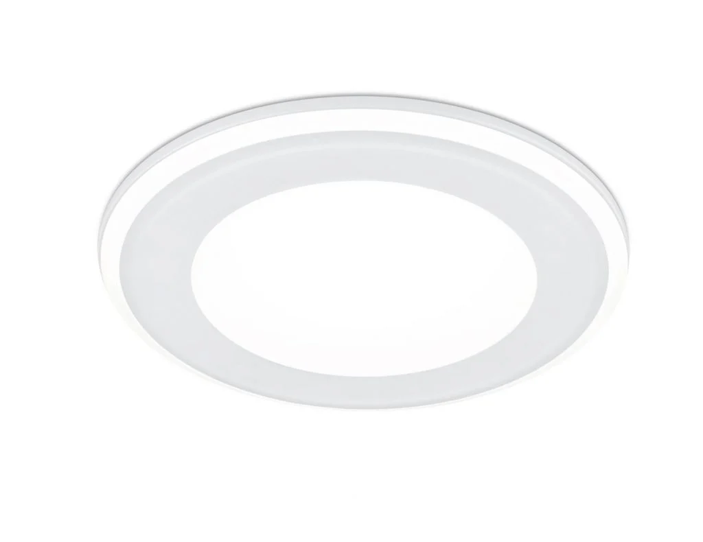 Downlight empotrable Trio Aura LED blanco mate 3000K Ø14,8cm 6