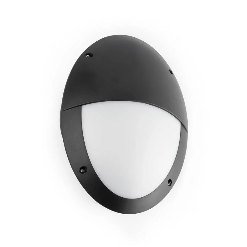 Faro Duero Aplique pared exterior negro 71235