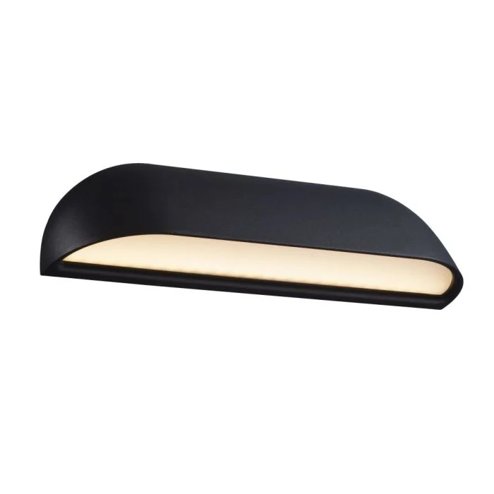 Nordlux Front Luz De Pared Metal Negro 8W 650lm - 830 Luz Cálida