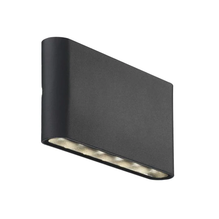 Nordlux Kniver Luz De Pared Aluminium Negro 8.5W 285lm - 830 Luz Cálida