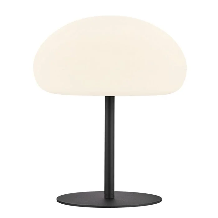 Nordlux Lámpara De Mesa Sponge Batería Negro 6.8W 450lm - 827 Luz Muy Cálida | 3 Pasos Regulable