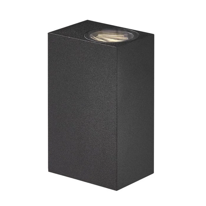 Nordlux Asbol Kubi Luz De Pared Aluminium Negro 13W 350lm - 830 Luz Cálida