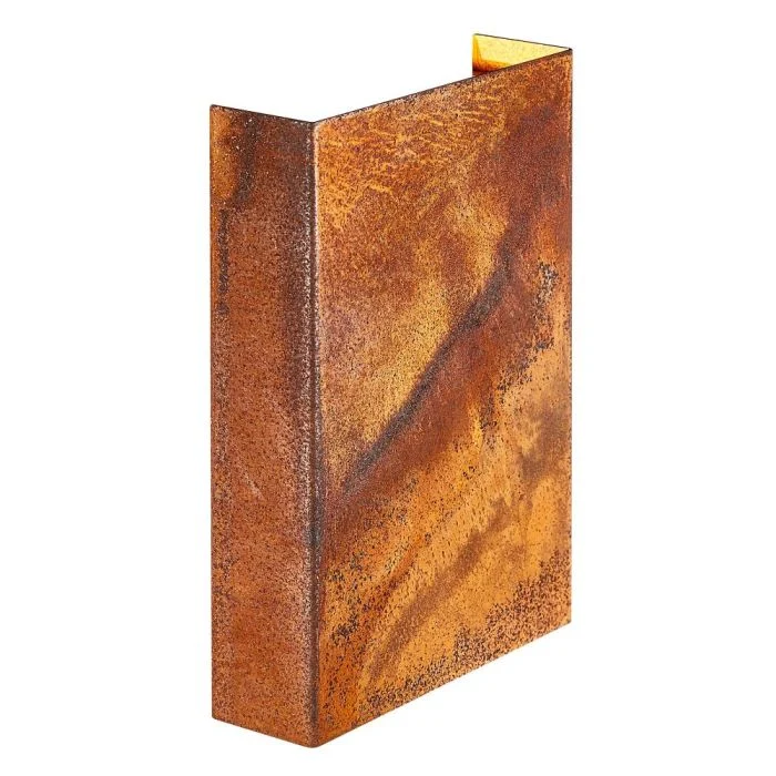 Nordlux Fold 15 Acero Corten Luz De Pared Marrón Up & Down 10.4W 225lm - 830 Luz Cálida