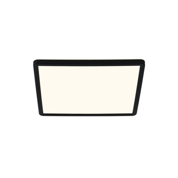 Nordlux LED Luz de techo Oja 29 Cuadrado Negro 14.5W 1600lm - 830-840 CCT | 3 Pasos Regulable