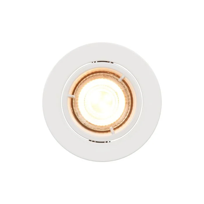 Nordlux Carina Smart Foco LED Blanco 4.7W 345lm 36D – 822 – 865 Ajustable Blanco | 50mm - IP20