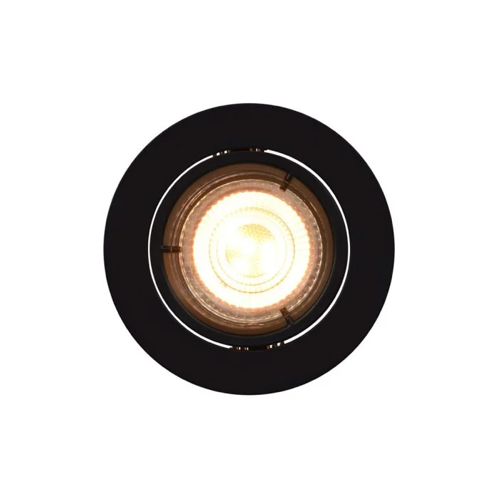Nordlux Carina Smart Foco LED Negro 4.7W 345lm 36D – 822 – 865 Ajustable Blanco | 50mm - IP20