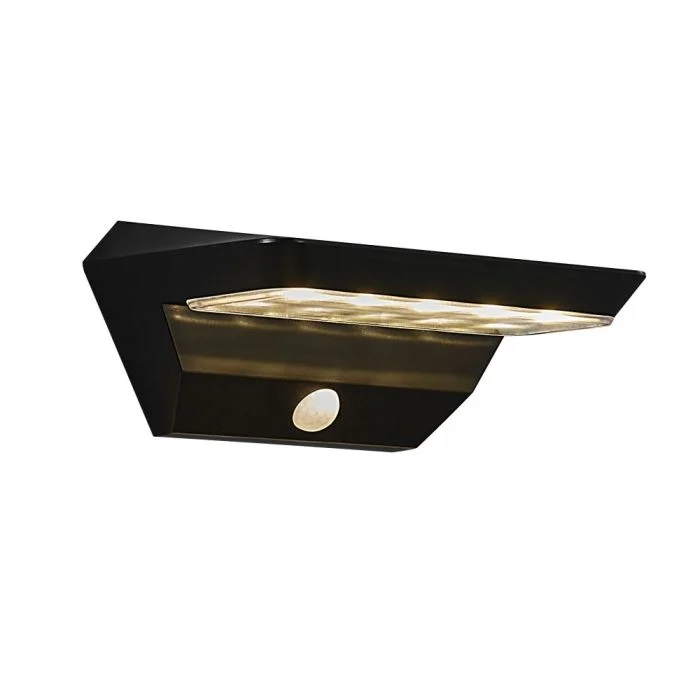 Nordlux Solar Luz De Pared Agena Negro 5W 400lm - 830-840 CCT