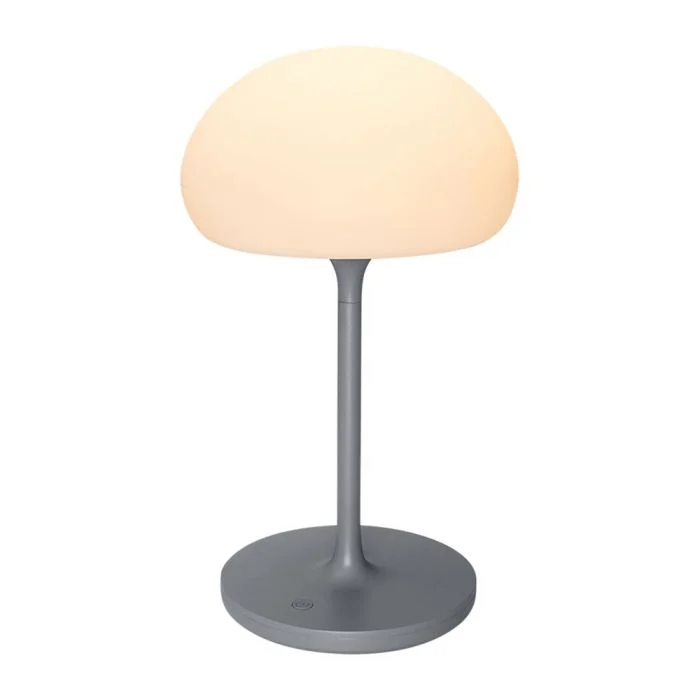 Nordlux Lámpara De Mesa Sponge Portable Batería Gris 48W 300lm - 827 Luz Muy Cálida | 3 Pasos Regulable