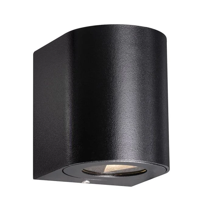 Nordlux Canto 2 Luz De Pared Aluminium Negro Up & Down 10.6W 500lm - 830 Luz Cálida