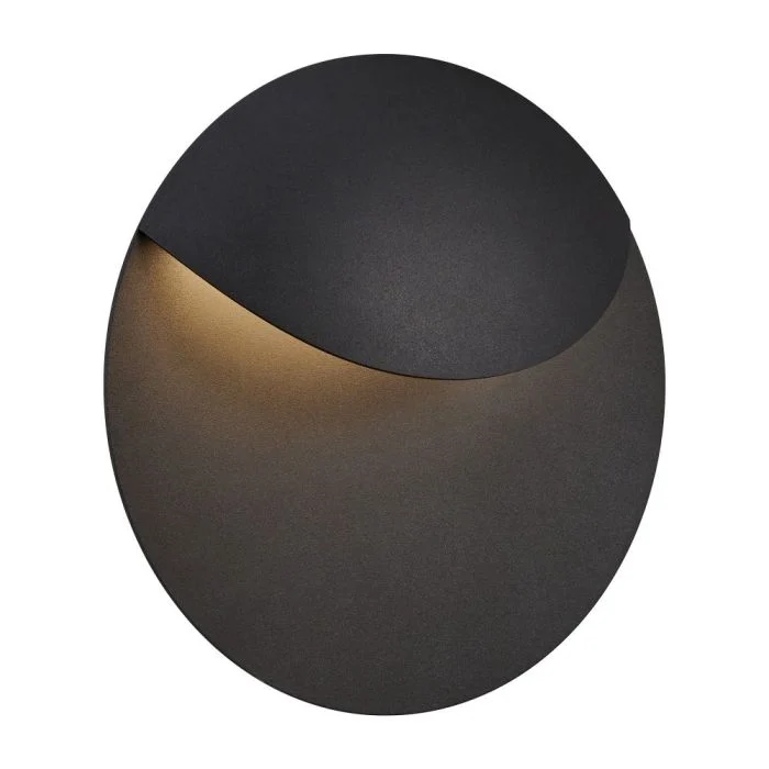 Nordlux Valopin Luz De Pared Aluminium Negro 11W 140lm - 830 Luz Cálida