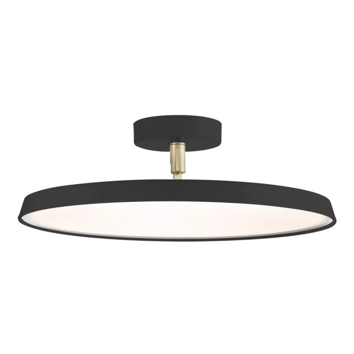DFTP by Nordlux LED Colgante De Luz Kaito Metal Negro 24W 1840lm - 830 Luz Cálida | Regulable
