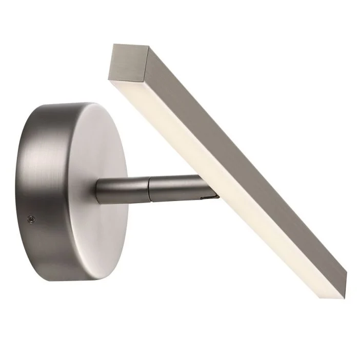 Nordlux Ip S13 40 Luz De Pared Metal Brushed Aluminium 6.2W 340lm - 830 Luz Cálida