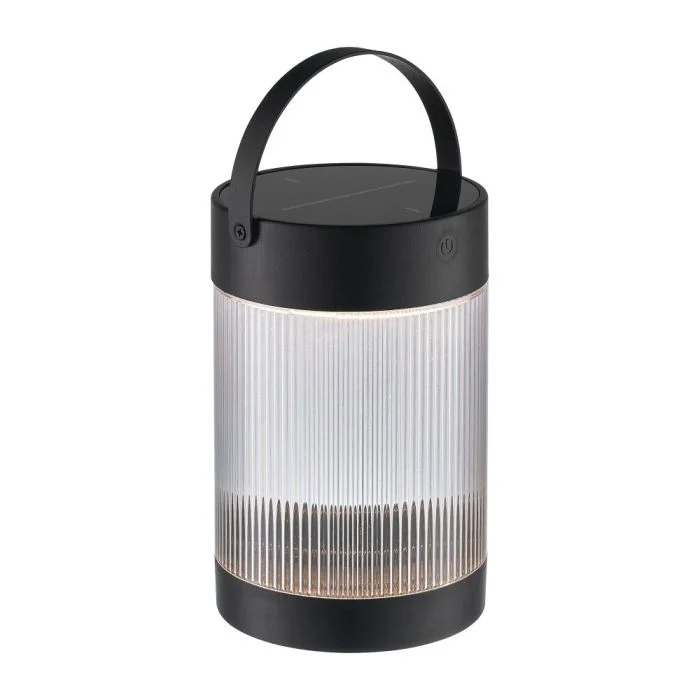 Nordlux Lámpara De Mesa Solar Coupar Negro 3.2W 150lm - 830 Luz Cálida | 3 Pasos Regulable