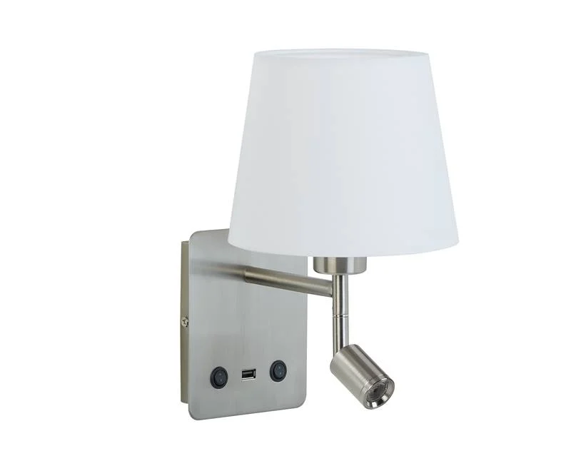 Aplique de pared MDC Mailand LED cromo 3000K 20W 577183506