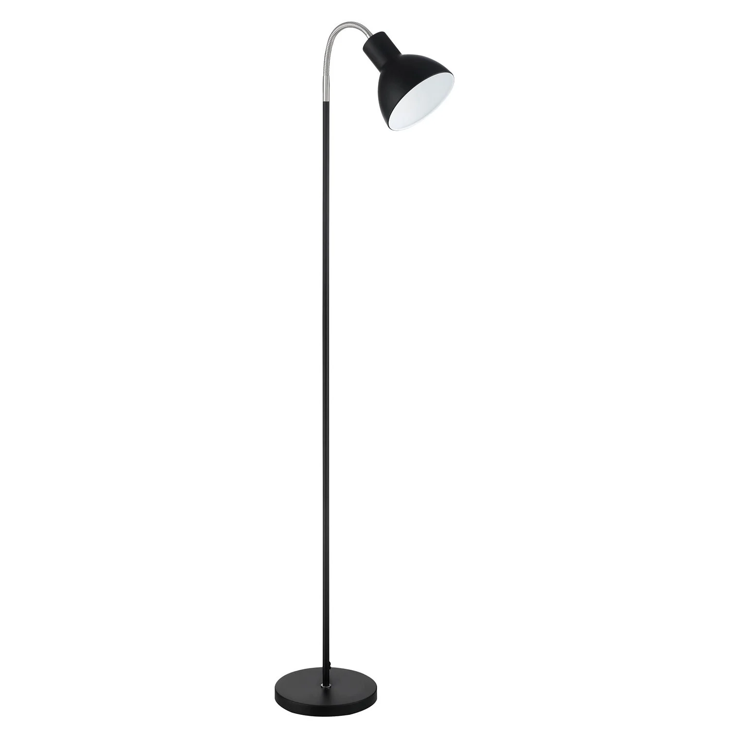 Lámpara de pie de salón MDC Cigno negro 20W 577959101