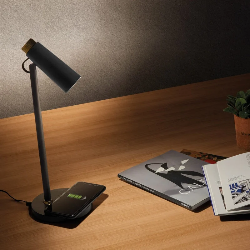 Lámpara de sobremesa MDC Micro LED negro 578619102