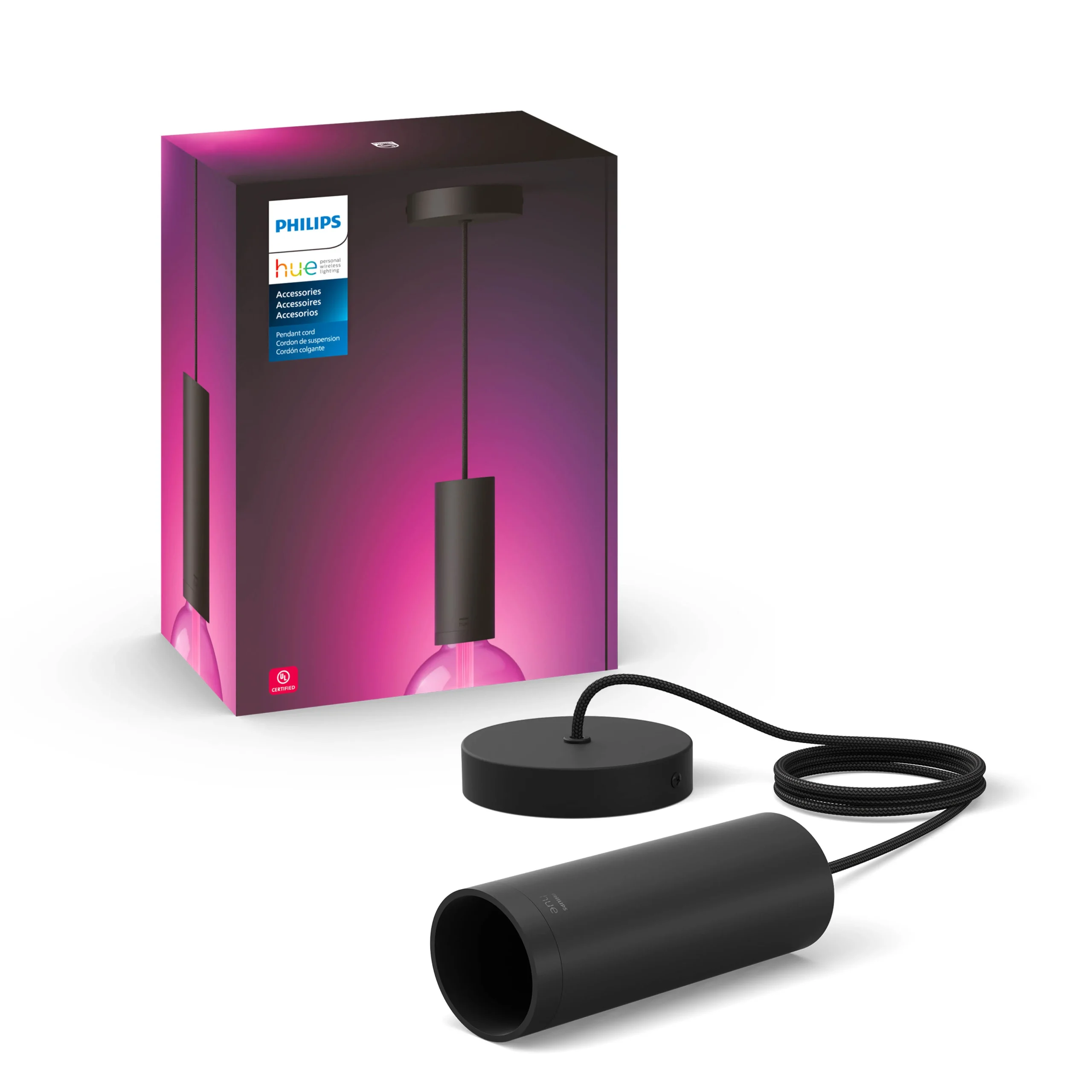 Philips Hue Cable Lightguide negro E27 0W