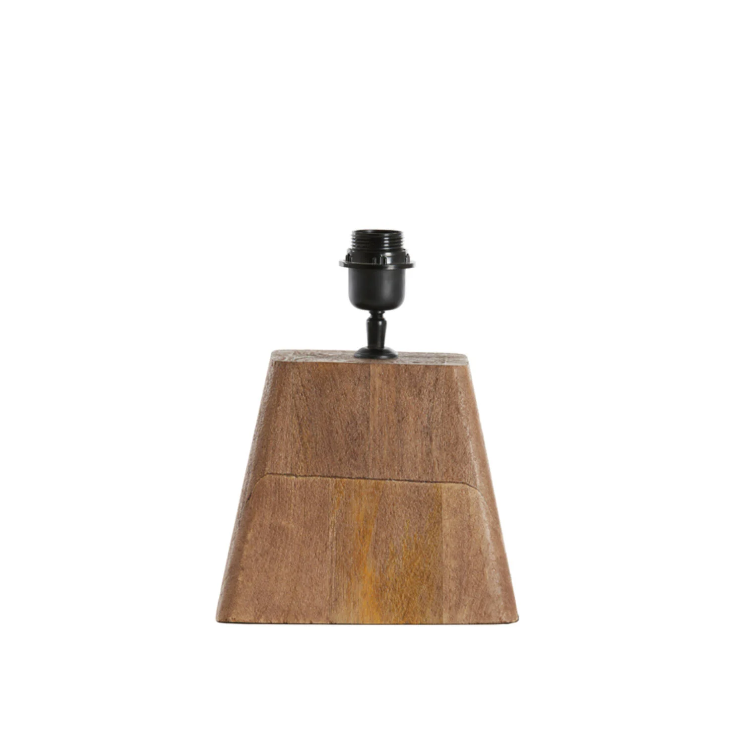 Base de lámpara de madera con casquillo resistente Light & Living Kardan