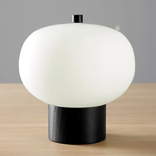 LEDS-C4 iLargi de mesa LED Ø 24cm, fresno oscuro