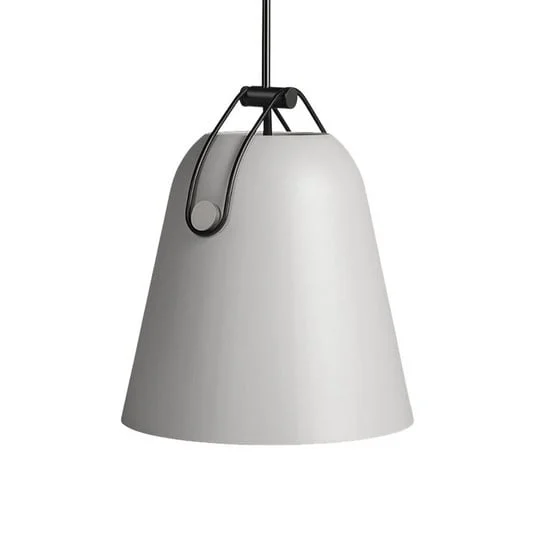 Lámpara colgante LEDS-C4 Napa, Ø 28 cm, gris