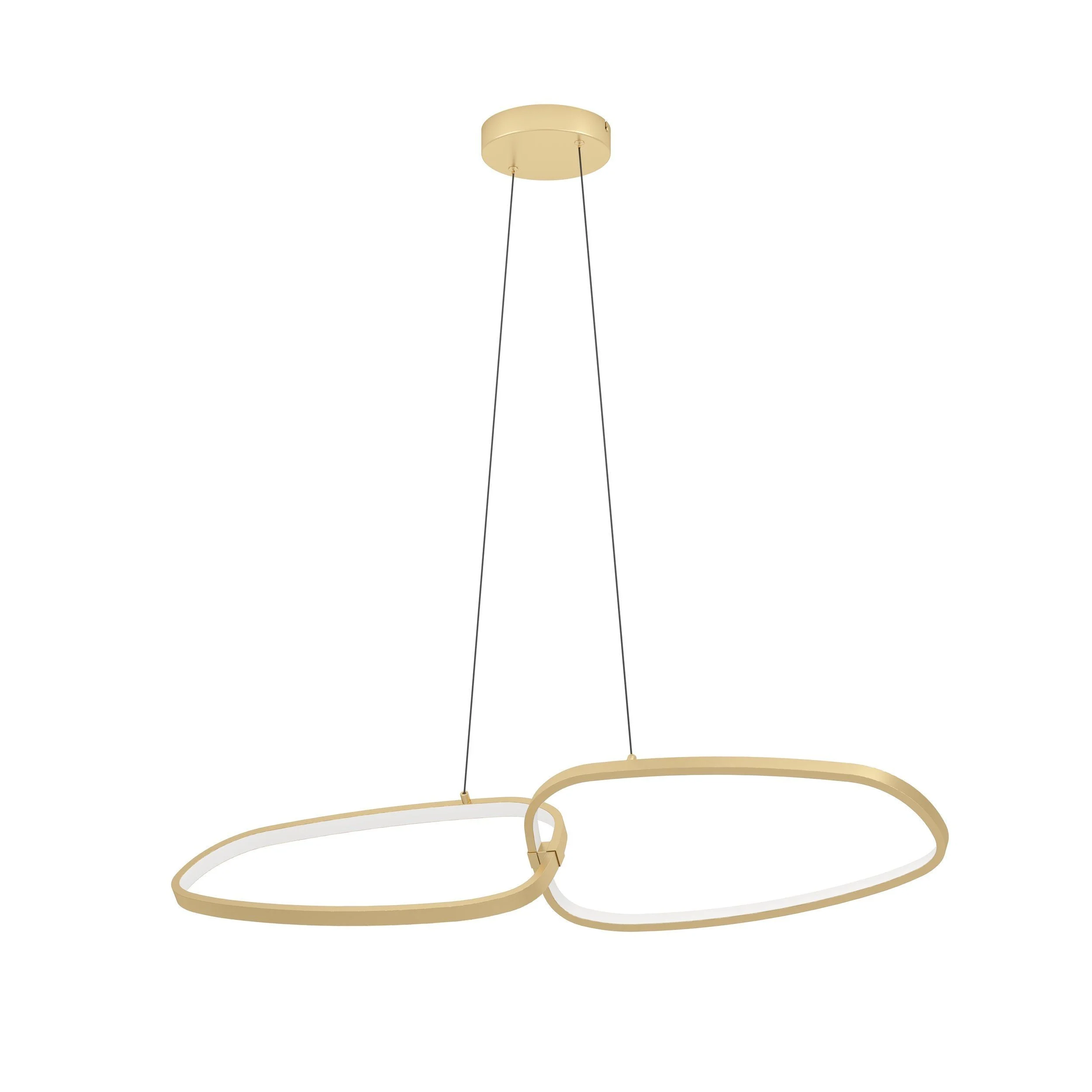 Plafón de techo EGLO Lodosa LED oro 37W 3000K