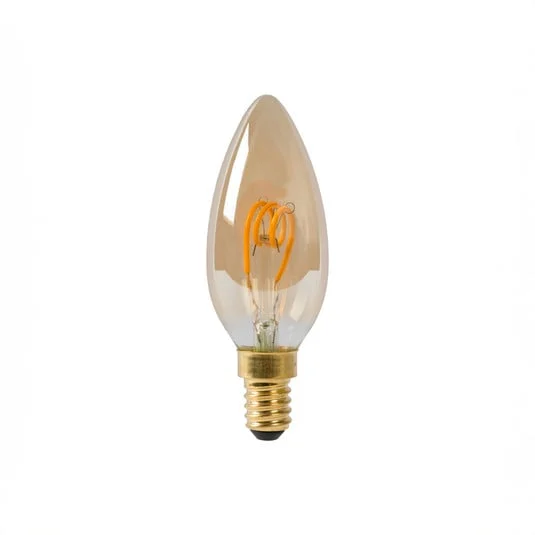 Bombilla vela LED E14 3W 2.200K atenuable