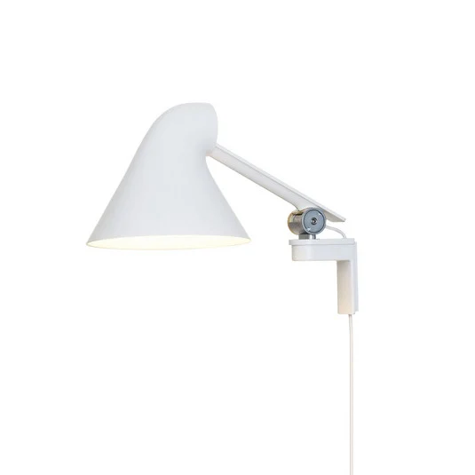 NJP Aplique de Pared Brazo Corto Blanco - Louis Poulsen