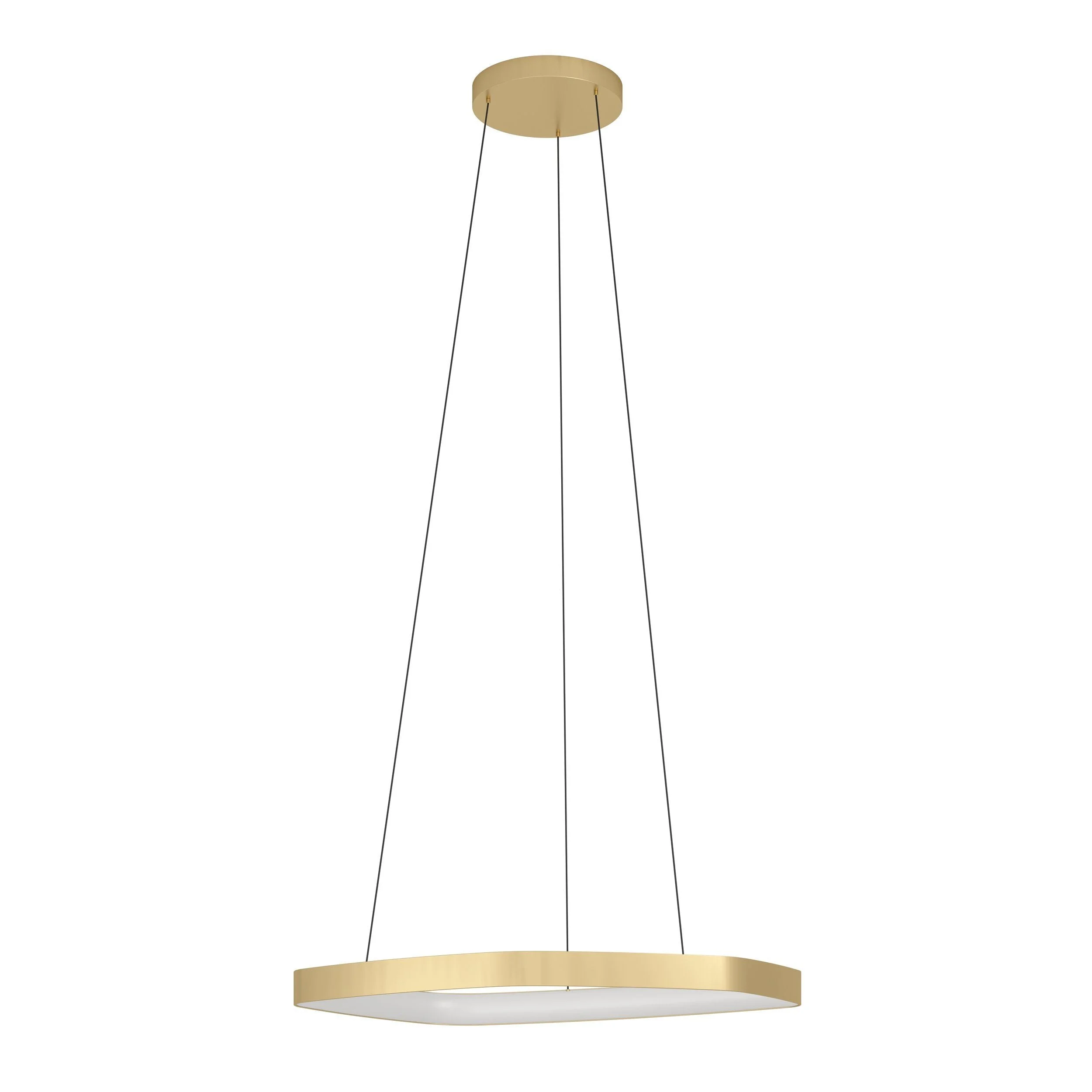 Lámpara de techo colgante EGLO Vallerosa LED oro Ø58cm