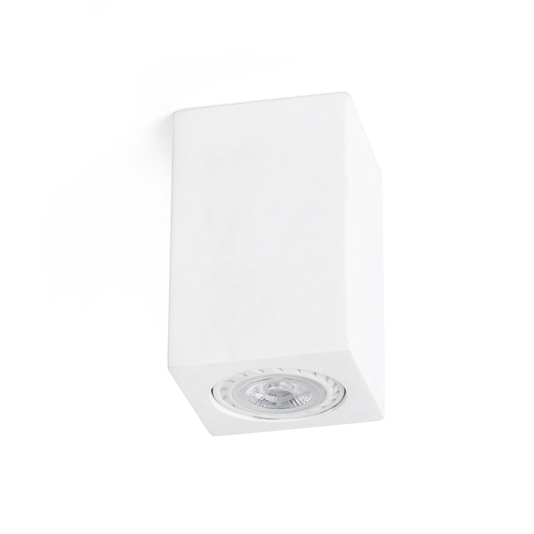 Plafón de techo Faro Sven GU10 LED blanco mate 63269
