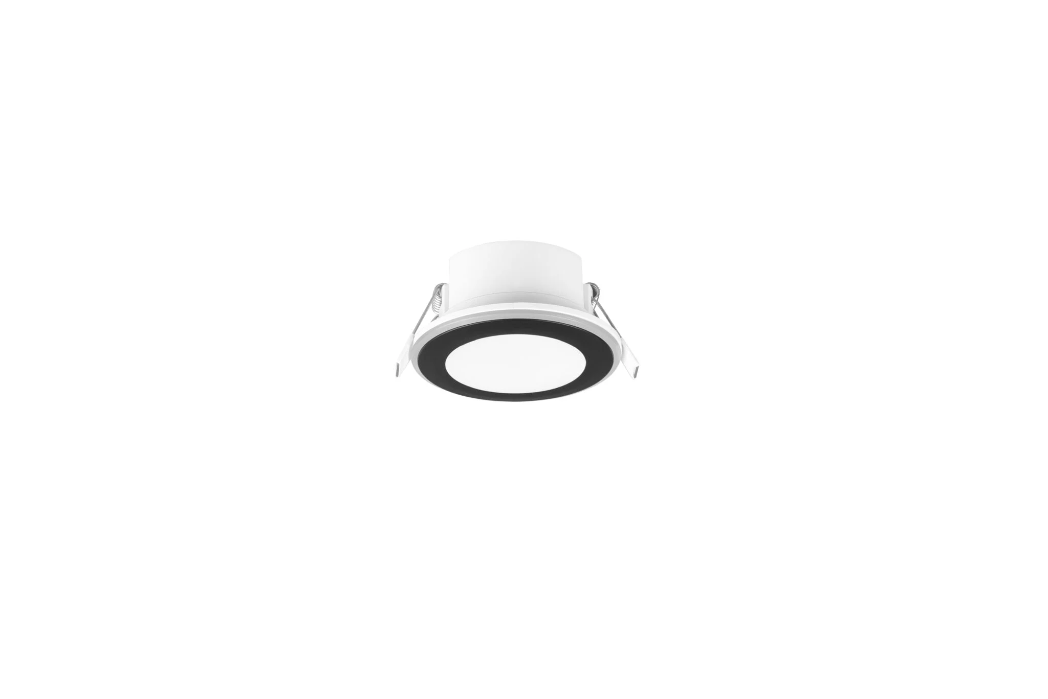 Downlight empotrable Trio Aura LED negro mate 3000K Ø8,2cm 6