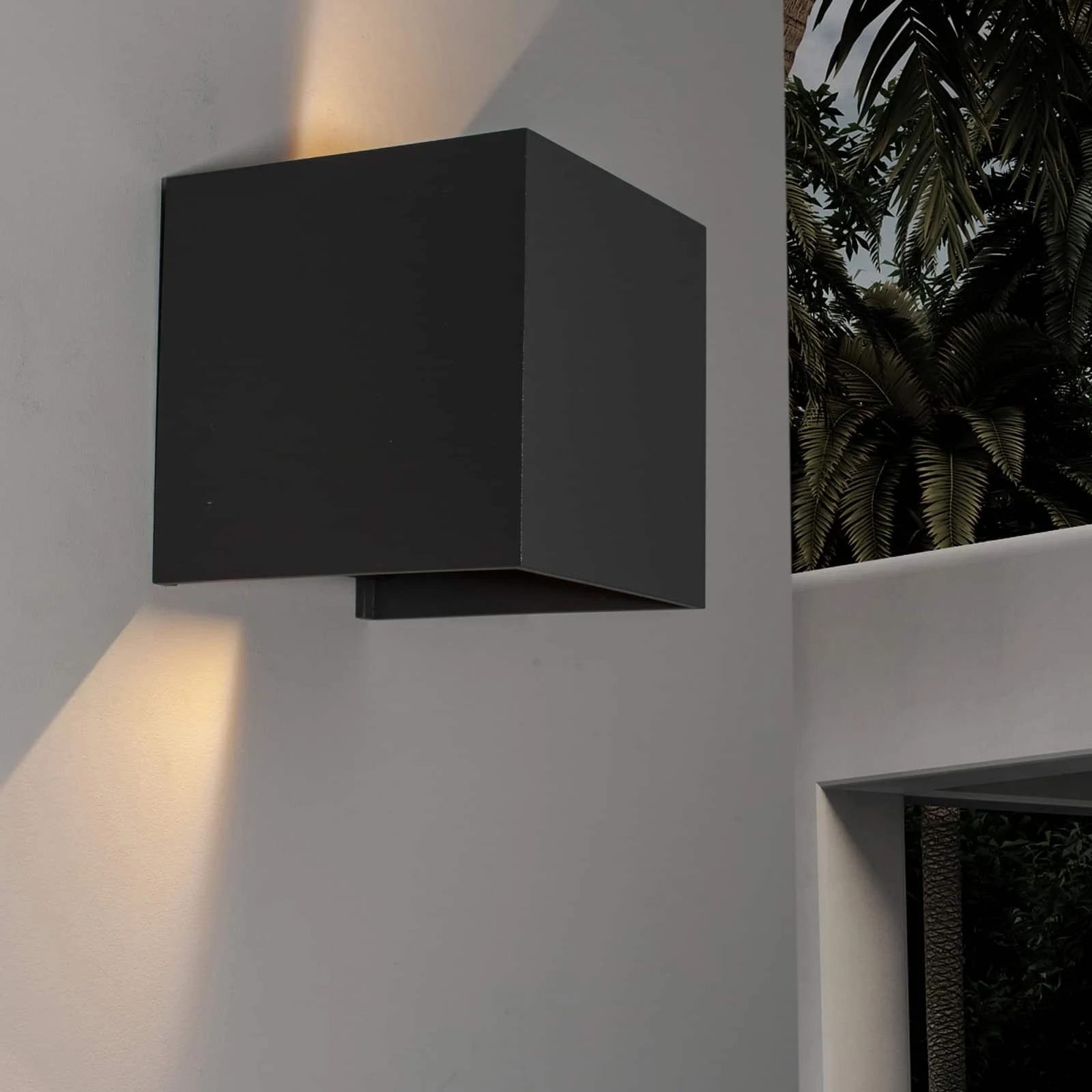 Mantra Davos Lámpara de pared aplique LED gris oscuro 6520