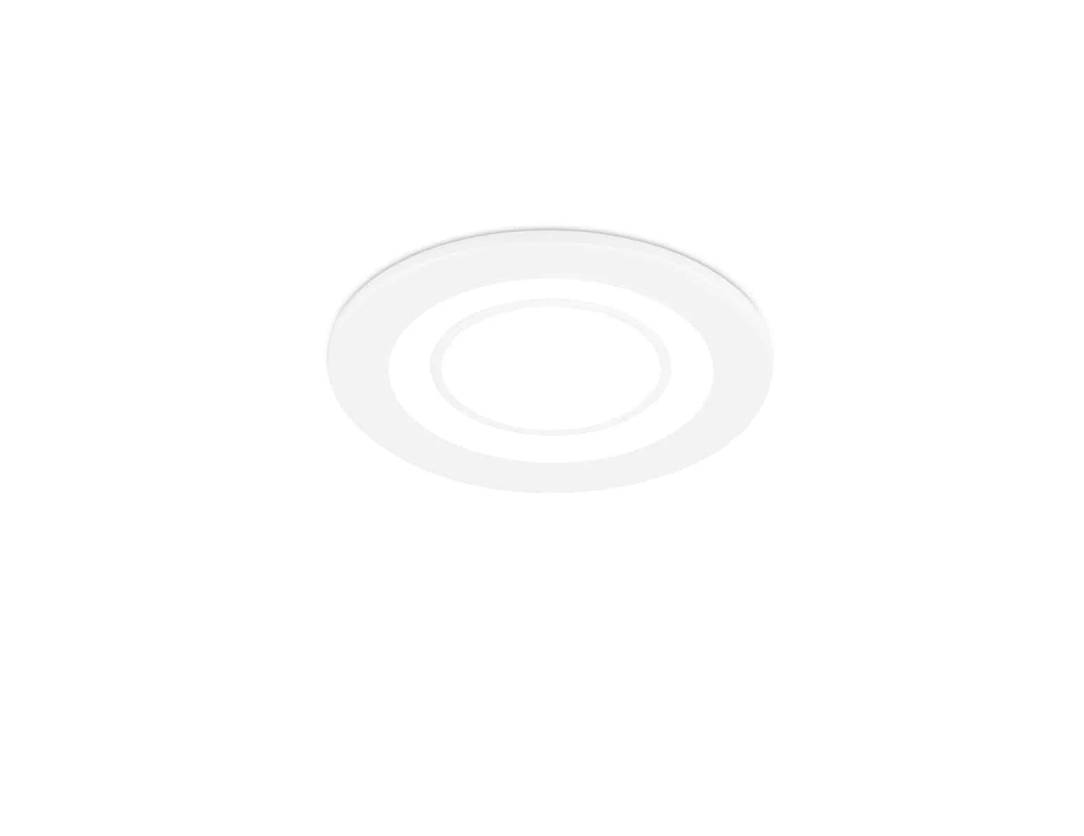 Downlight empotrable Trio Core LED blanco mate 3000K Ø8,2cm 6