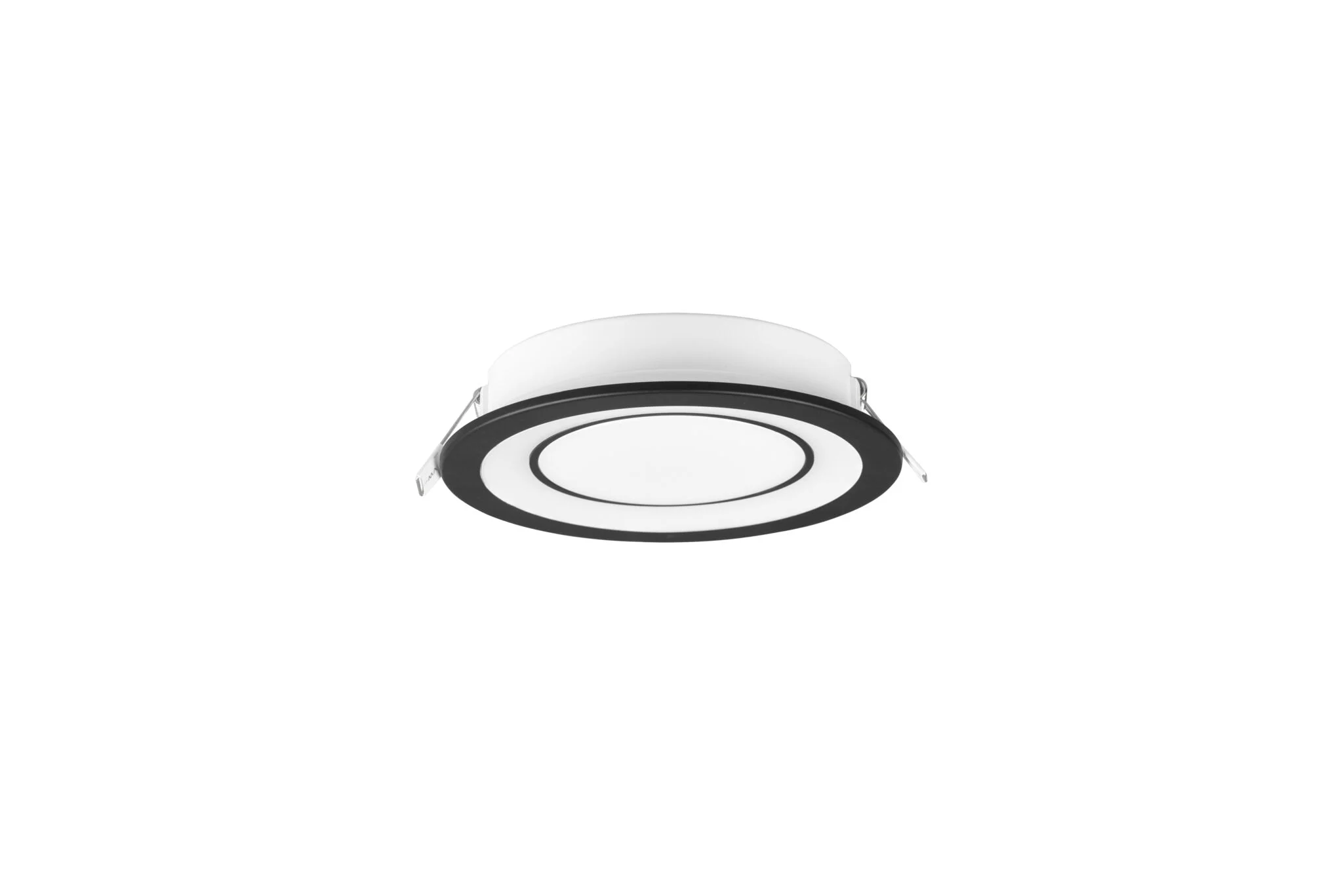 Downlight empotrable Trio Core LED negro mate 3000K Ø14,8cm 6