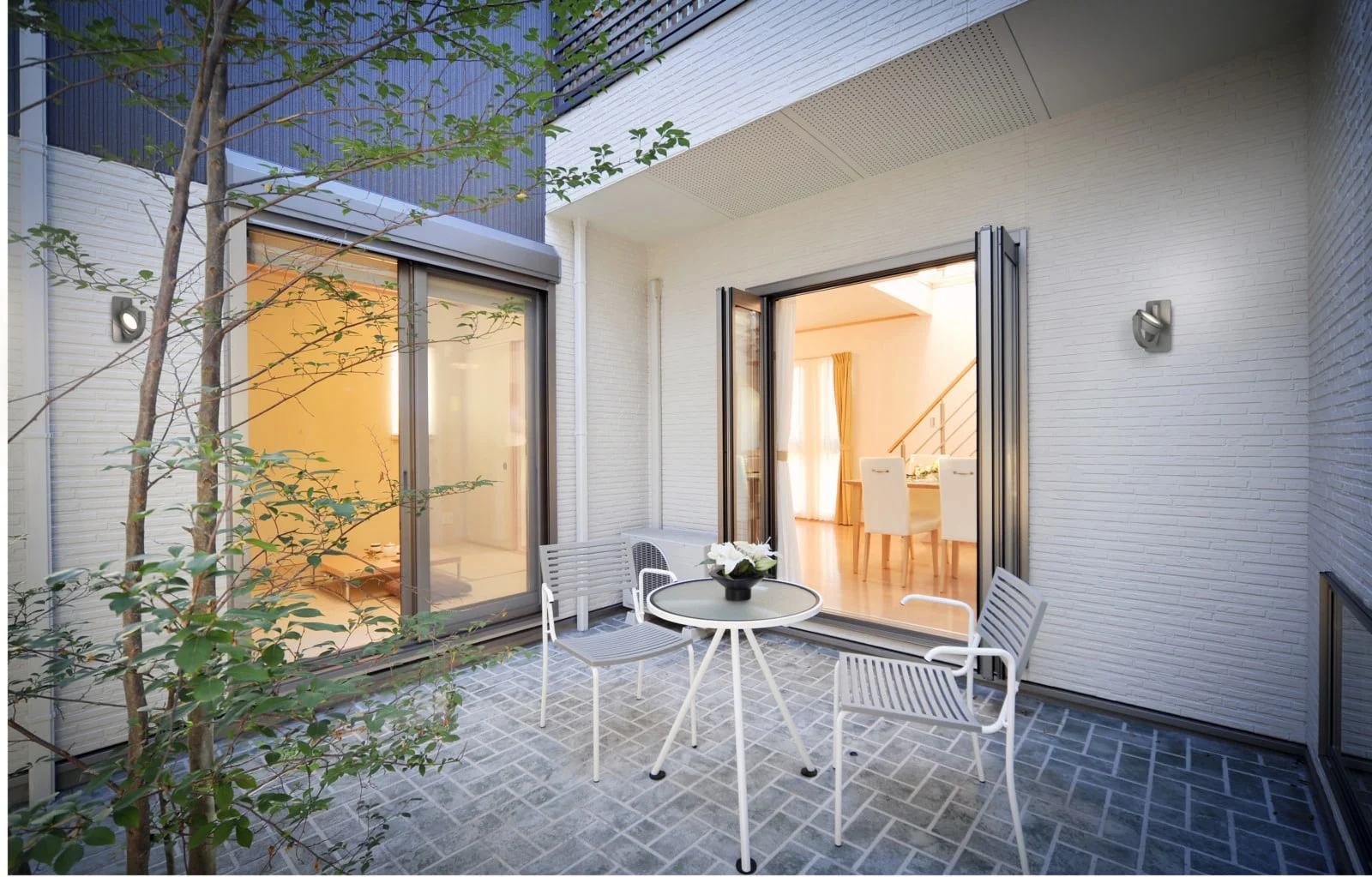 Mantra Iguazu Aplique Exterior IP54 blanco 6559
