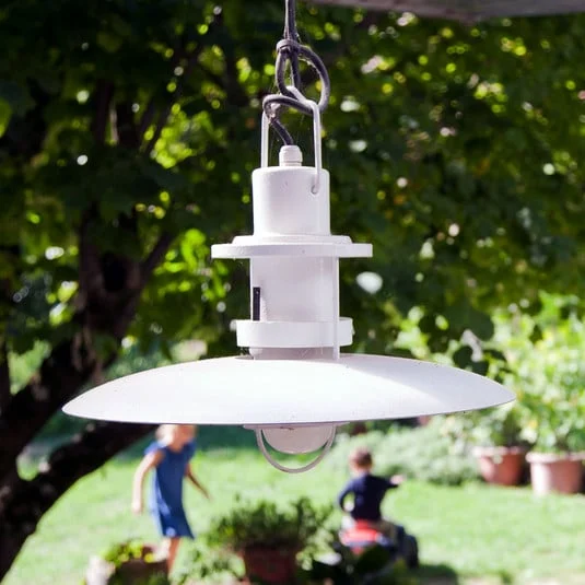 Martinelli Luce Polo colgante fuera Ø48cm blanco