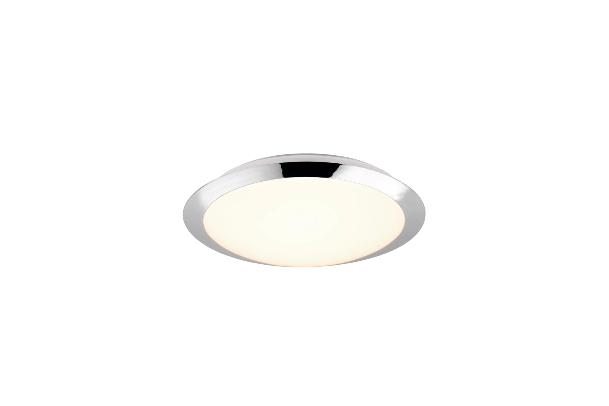 Plafón de baño Trio Umberto LED cromo 3000K IP44 Ø29cm 6