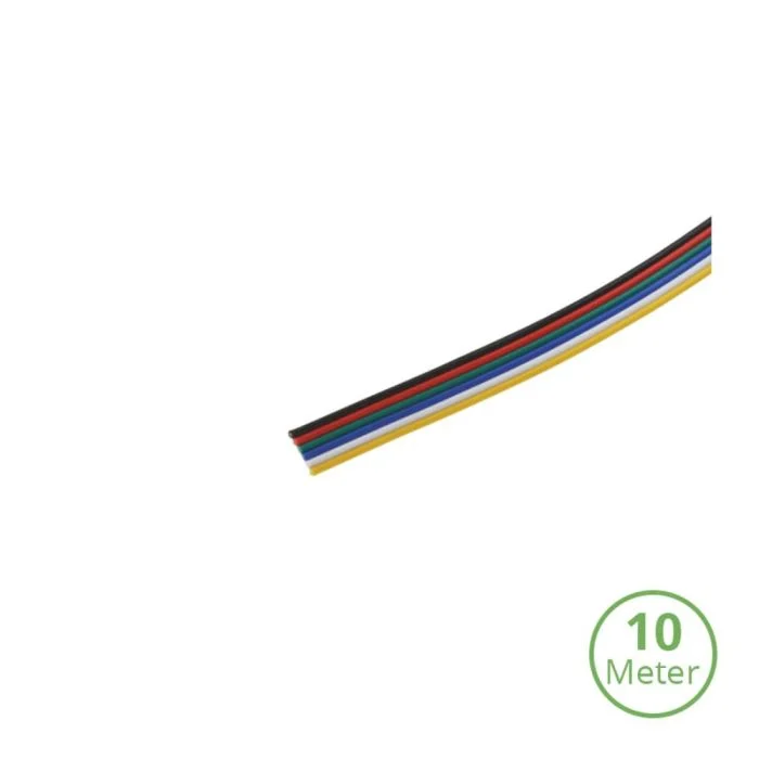 Tiras LED Cable Plano | 6-Core - 10M