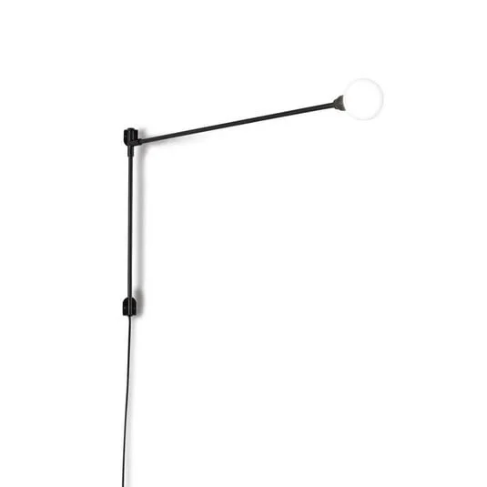 Mini Potence Pivotante Aplique de Pared 2700K negro Nemo Lighting