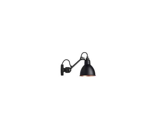304SW Aplique de Pared Negro/Negro/Cobre - Lampe Gras