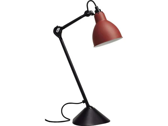 205 Lámpara de Sobremesa Rojo/Negro - Lampe Gras