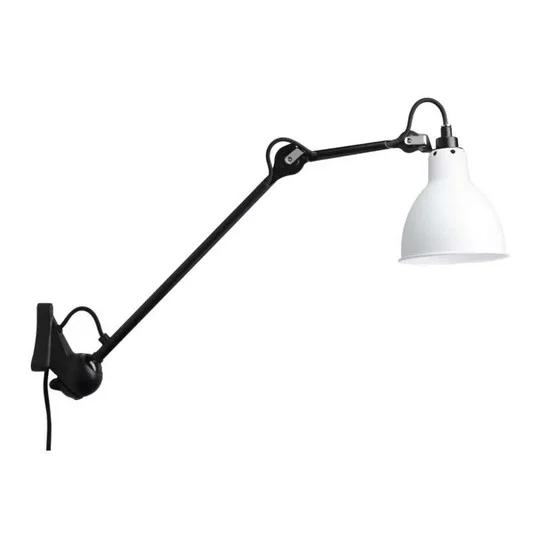 222 Aplique de Pared Negro/Blanco - Lampe Gras