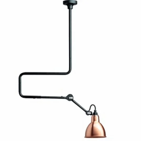 312 Lámpara de Techo Negro/Cobre - Lampe Gras