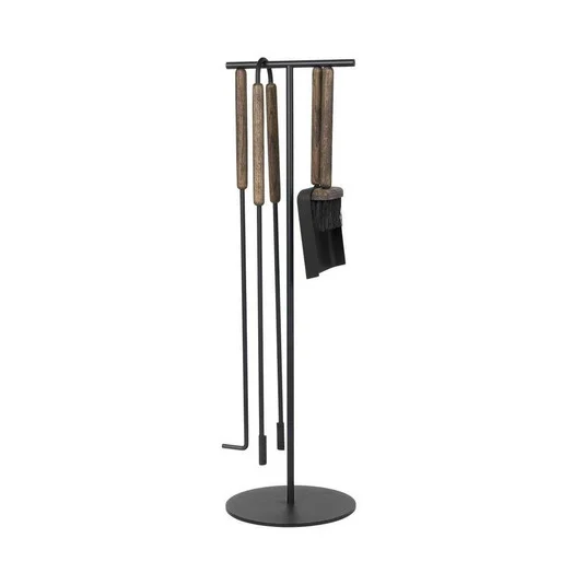 Ashi Juego de herramientas para chimeneas 5 pcs. Brown - Blomus